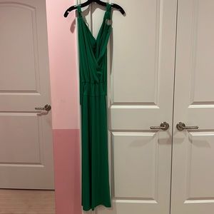 Julian Chang green Giselle jumpsuit